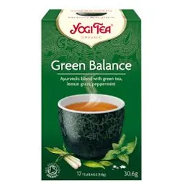 Yogi tea Bιολογικό τσάι Green balance (πράσινη ισορροπία για το άγχος) 17 Φακελάκια