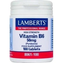 LAMBERTS B6 50MG (PYRIDOXINE), 100 tabs
