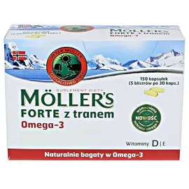 Mollers Forte Omega 3 150cap (Ιχθυέλαιο &amp; Μουρουνέλαιο Νορβηγίας) 150caps