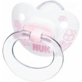 NUK Baby Rose Πιπίλα Σιλικόνης Ροζ 0-6m 1τμχ