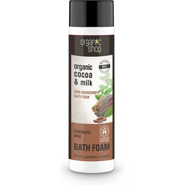 NATURA SIBERICA Organic shop Chocolate Milk Bath Foam , Αφρόλουτρο Θρέψης Κακάο &amp; Γάλα , 500ml