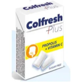 Colfresh Plus propolis &amp; Vitamin C Τσίχλες Για Το Λαιμό 24gr