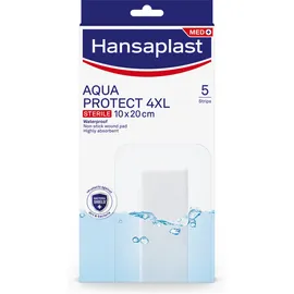 Hansaplast Aqua Protect MED 4XL Αποστειρωμένα Αυτοκόλλητα Επιθέματα 10x20cm 5 Τεμάχια