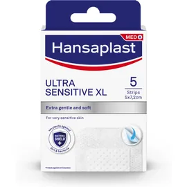 Hansaplast Ultra Sensitive MED XL Αποστειρωμένα Αυτοκόλλητα Επιθέματα 5x7.2cm 5 Τεμάχια