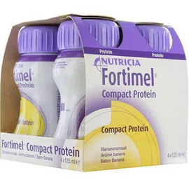 Nutricia Fortimel Compact Protein Υπερπρωτεϊνικό Ρόφημα για Πρόσληψη Όλων των Απαραίτητων Θρεπτικών Συστατικών με γεύση Μπανάνα​ 4 x 125ml