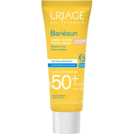 Uriage Bariesun Tinted Cream Skin Shield Technology SPF50+ (Fair Tint), Αντηλιακή κρέμα προσώπου με ανοιχτή απόχρωση 50ml