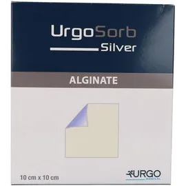 Urgosorb Silver Αλγινικό επίθεμα με Άργυρο και κυτταρίνη 10cm x 10cm 10τεμ