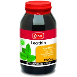 Lanes Lecithin 1200mg Φυσικός Λιποδιαλύτης για Μεταβολισμό των Λιπών, 200caps