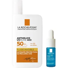 La Roche-Posay Promo Anthelios UVmune 400 Invisible Fluid SPF50+ Αντηλιακή Κρέμα Προσώπου με Άρωμα 50ml & ΔΩΡΟ Hyalu B5 Serum 10ml