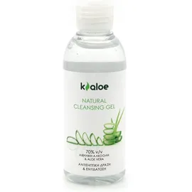 Kaloe Natural Cleansing Gel Τζελ Καθαρισμού Χεριών με Αιθυλική Αλκοόλη 100 ml