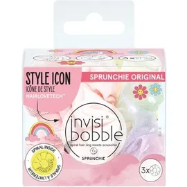 Invisibobble Sprunchie Trio Retro Dreamin Macaron Λαστιχάκια Μαλλιών 3 τμχ