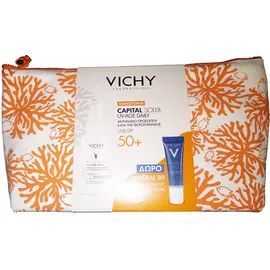 Vichy Αντηλιακό Προσώπου Kατά Tης Φωτογήρανσης  SPF50 40 ml & ΔΩΡΟ Mineral 89 Probiotic 10ml & Νεσεσερ