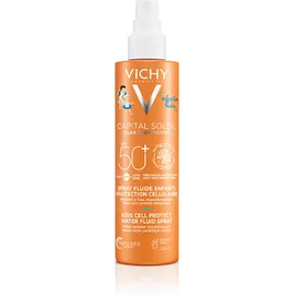 Vichy Παιδικό Απαλό Αντιηλιακό Spray Χωρίς Άρωμα SPF50+ Water Spray Fluid Capital Soleil 200 ml