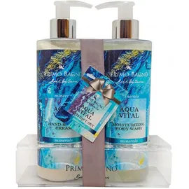 Primo Bagno Aqua Vital Gift Set Hand and Body Cream 300ml & Body Wash 300ml