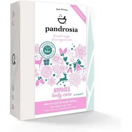 Pandrosia Φυσικό αφρόλουτρο 250ml + Φυσικό γαλάκτωμα σώματος με βιολογική αλόη, βιολογικό λάδι ελιάς & εκχύλισμα ροδιού 250ml