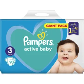 Pampers Active Baby Giant Pack No.3 (6-10kg) 90τμχ
