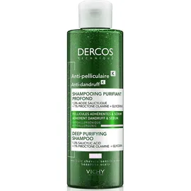 Vichy Dercos Anti-Dandruff K Deep Purifying Shampoo Σαμπουάν Κατά της Πιτυρίδας, Ιδανικό για το Ευαίσθητο Τριχωτό 250ml