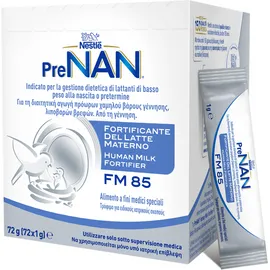 Nestle PreNAN FM85 Milk Fortifier 72sachets X 1gr