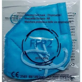 Μάσκα Προστασίας Tiexiong FFP2 Civil Protective Mask BFE >95% Μπλε 30 Τεμάχια