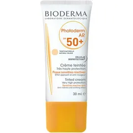 Bioderma Photoderm AR Creme Teintee SPF 50+ 30ml Αντιηλιακή Κρέμα Προσώπου με Χρώμα για Ευρυαγγεία