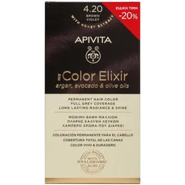 Apivita My Color Elixir Βαφή Μαλλιών Promo -20% 4.20 Καστανό Βιολετί