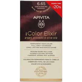 Apivita My Color Elixir Βαφή Μαλλιών Promo -20% 6.65 Έντονο Κόκκινο