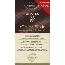 Apivita My Color Elixir Βαφή Μαλλιών Promo -20% 7.35 Ξανθό Μελί Μαονί