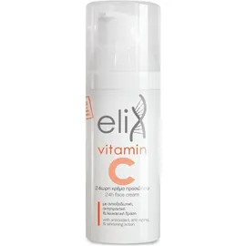 Genomed Elix Vitamin C Cream Αντιγηραντική Κρέμα Προσώπου - Λαιμού Χωρίς Χρώμα 50ml