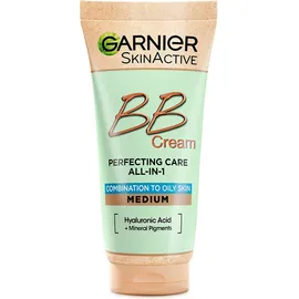 Garnier SkinActive BB Cream Combination To Oily Skin All In 1 Medium Ενυδατική Kρέμα 50ml