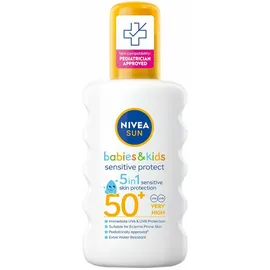 Nivea Sun Babies &amp; Kids Spray SPF50+ Βρεφικό-Παιδικό Αντηλιακό Γαλάκτωμα Προσώπου &amp; Σώματος 200ml