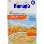 Humana Βρεφική Κρέμα με 5 Δημητριακά και Μπισκότο 6M+ 200gr