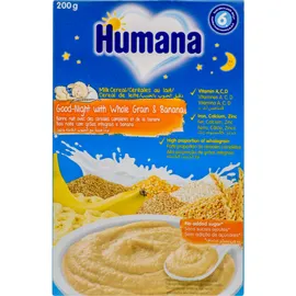 Humana Βρεφική Κρεμα για Γλυκο Υπνο με Μπανανα 6m+ 200gr