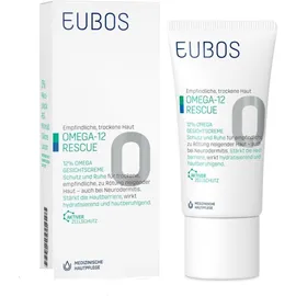 Eubos Omega-12 Rescue Face Cream Καταπραϋντικό Γαλάκτωμα Προσώπου με Ωμέγα Λιπαρά Οξέα 50 ml