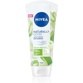 Nivea Naturally Good Hand Cream Organic Aloe Vera Ενυδατική Κρέμα Χεριών 75ml