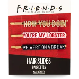 MAD BEAUTY Friends, Hair Slides, Τσιμπιδάκια Μαλλιών - 3τεμ