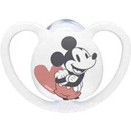 Nuk Space Disney Πιπιλα Σιλικ. 0-6m Ασπρο Mickey  (10.730.716) 1τμχ