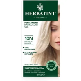 Herbatint Permanent Haircolor Gel 10N Ξανθό Πλατινέ