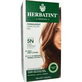Herbatint Permanent Haircolor Gel 5Ν Φυτική Βαφή Μαλλιών Καστανό Ανοιχτό 150ml