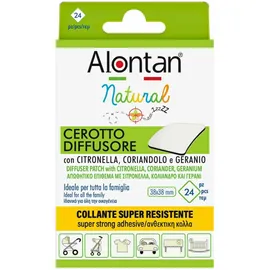 ALONTAN Natural Αυτοκόλλητα Εντομοαπωθητικά Τσιρότα 38x38mm 24τμχ