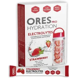 EIFRON Ores Pro Hydration Electrolytes Ηλεκτρολύτες με Γεύση Φράουλα 10φακ.