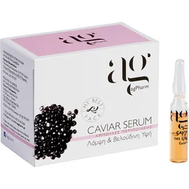 AG Pharm Caviar Serum Ορός Αντιγήρανσης για Λάμψη &amp; Βελουδινη υφη με Εκχύλισμα Χαβιαριού 1 αμπούλα x 2ml