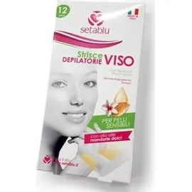 setablu strisce depilatorie viso per pelli sensibili