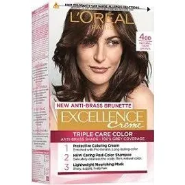 L'Oreal Excellence Creme Triple Care Color 400 Natural Dark Brown L'Oréal