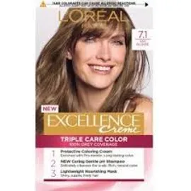 L'Oreal Excellence Creme Triple Care Color 7.1 Ash Blonde L'Oréal
