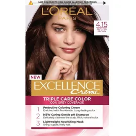 L'Oreal Excellence Creme Triple Care Color 4.15 Frosted Brown L'Oréal