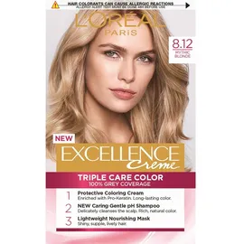 L`Oreal Excellence Creme Triple Care Color 8.12 Mythic Blonde L`Oréal