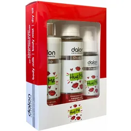 Dalon Σετ Δώρου: Prime Body Mist Hug Me + Ξηρό Λάδι Hug Me + Δώρο Γαλάκτωμα Σώματος Hug Me dalon care &amp; beauty