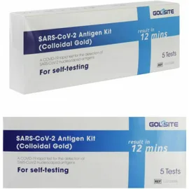 Goldsite SARS-CoV-2 Antigen Kit (Κολλοειδής χρυσός) 5τμχ