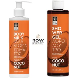 Bodyfarm Coconut Gift Set Shower Gel 250ml + Body Milk 250ml
