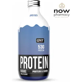 QNT Protein Shake Γυάλινο Μπουκάλι Vanilla 500 ml